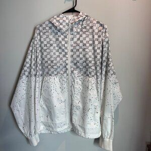 Authentic Louis Vuitton Damier Spread Windbreaker 48 New with Tags Virgil Abloh